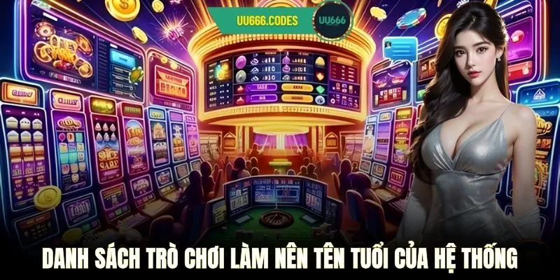 Danh sách trò chơi làm nên tên tuổi của hệ thống